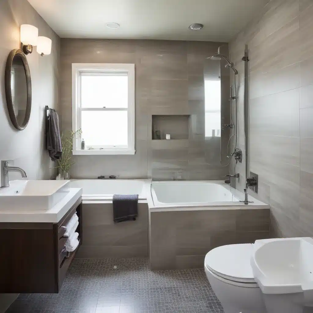 Compact Bathroom Makeovers: Innovative Tub Integration