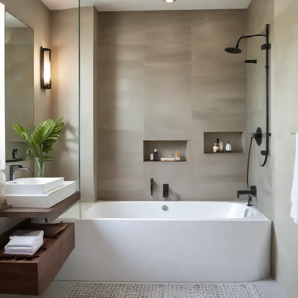 Compact Bathroom Refreshes: Innovative Tub Placements