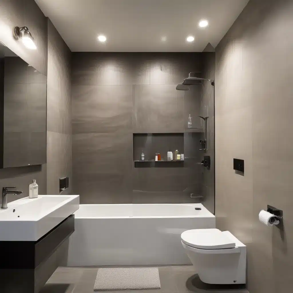 Compact Bathroom Reimagined: Innovative Tub Integration