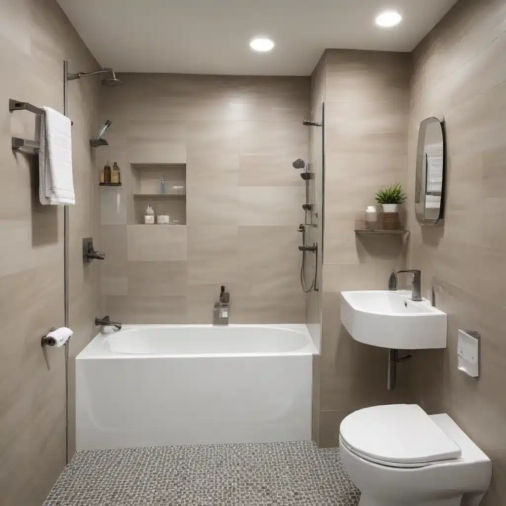 Compact Bathroom Revamps: Innovative Tub Integration