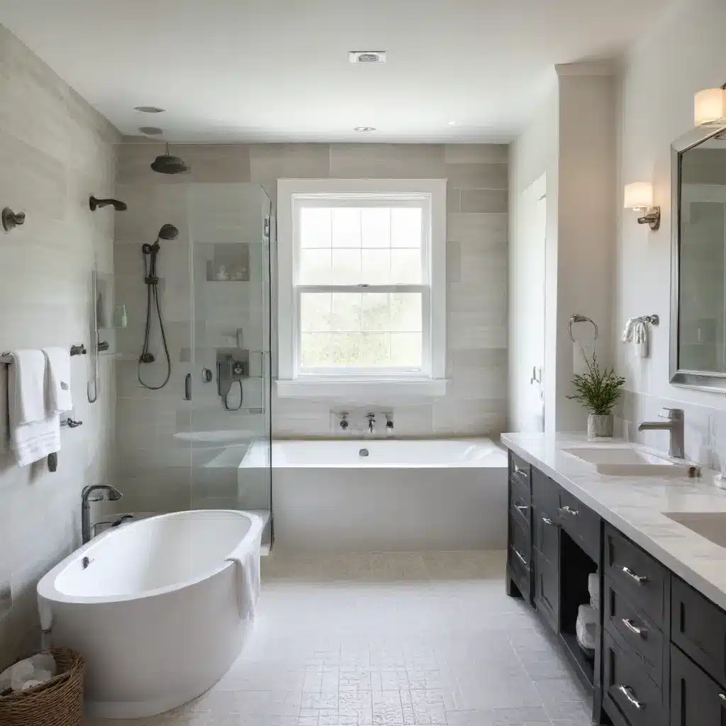 Maximizing Bathroom Layout with a Strategically Placed Drop-In Tub